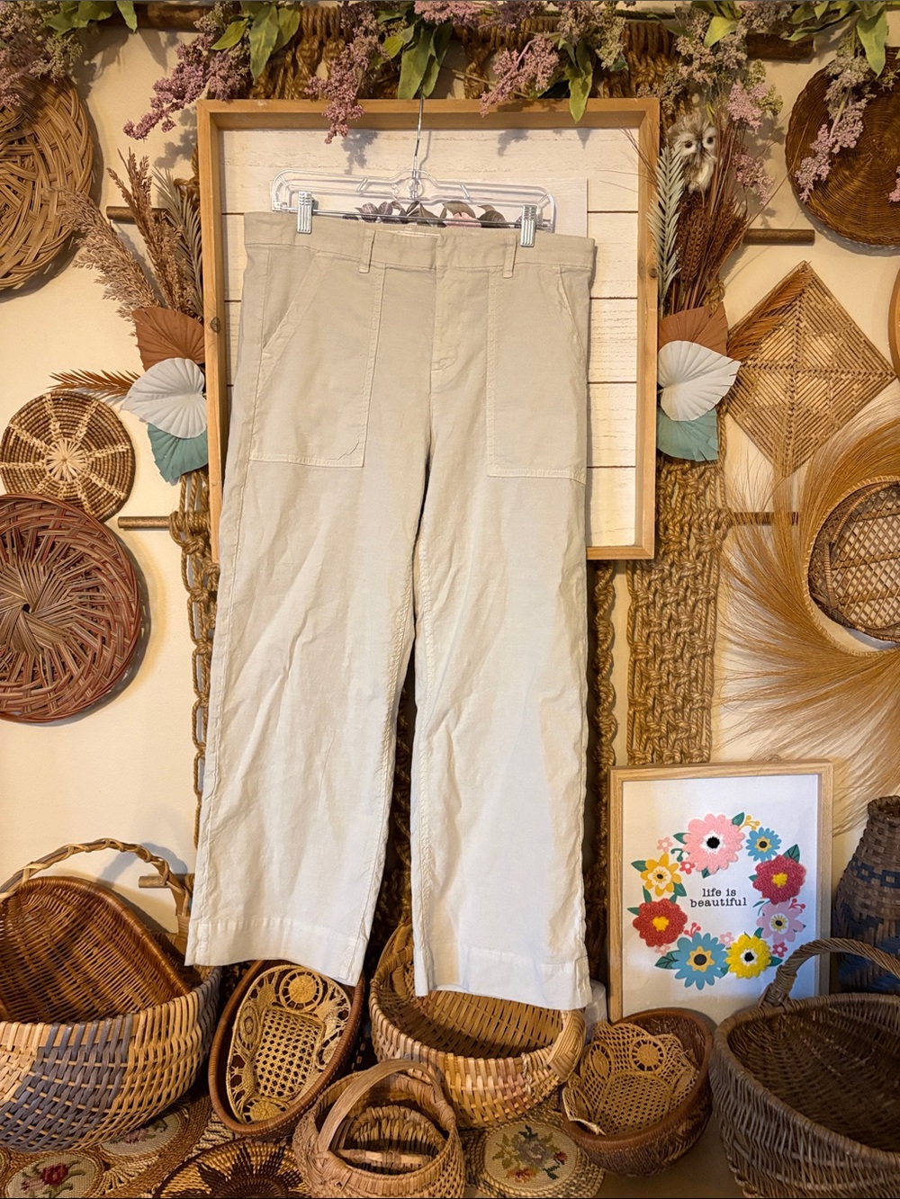 Frank & Eileen wide leg pants size 6